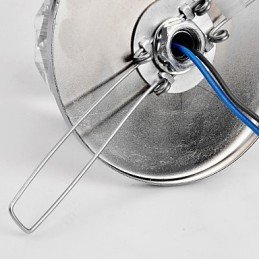 Plafonnier moderne contemporain en métal chromé de style mini cristal