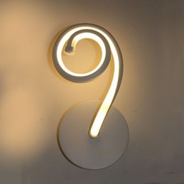 Lampe de chevet simple et moderne, applique murale, éclairage de couloir, balcon, aluminium