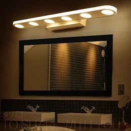 Applique murale intégrée moderne et contemporaine pour éclairage de salle de bain