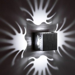 Applique murale moderne en aluminium à encastrer pour décorer les appliques murales