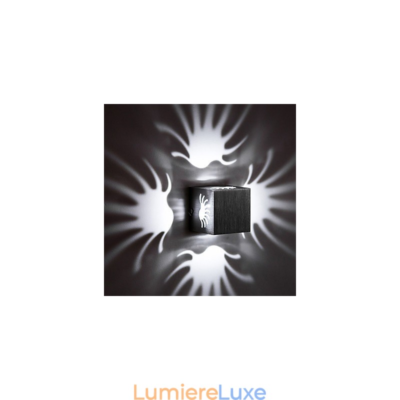 Applique murale moderne en aluminium à encastrer pour décorer les appliques murales