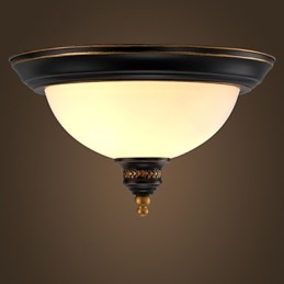 Plafonniers pastoraux simples en bronze Phnom Penh, lampes de plafond américaines et européennes