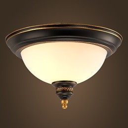 Plafonniers pastoraux simples en bronze Phnom Penh, lampes de plafond américaines et européennes