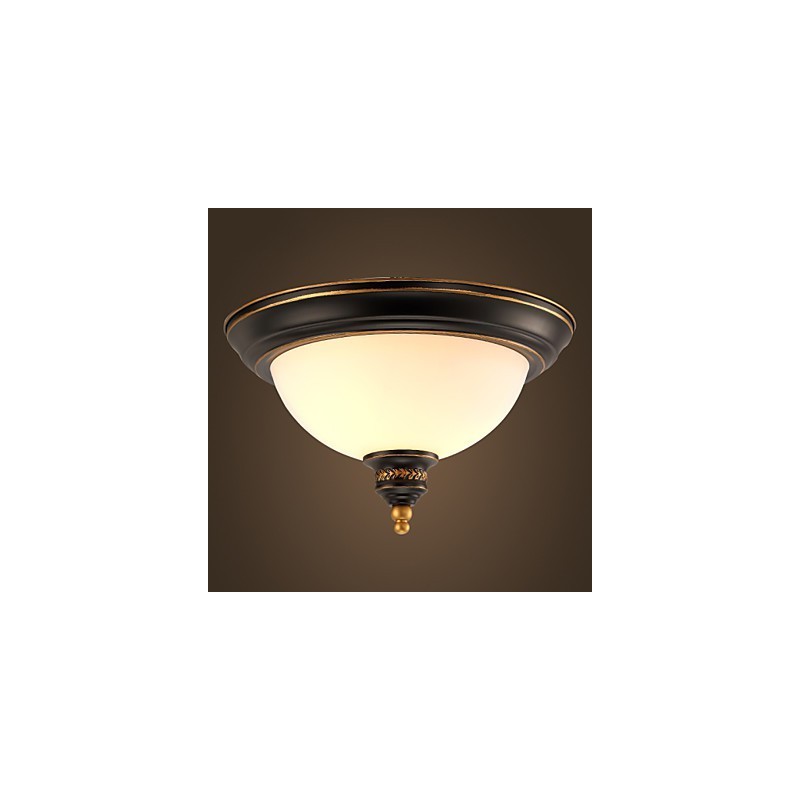 Plafonniers pastoraux simples en bronze Phnom Penh, lampes de plafond américaines et européennes