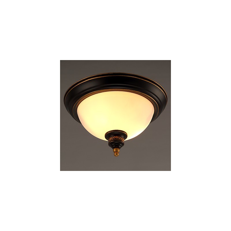 Plafonniers pastoraux simples en bronze Phnom Penh, lampes de plafond américaines et européennes