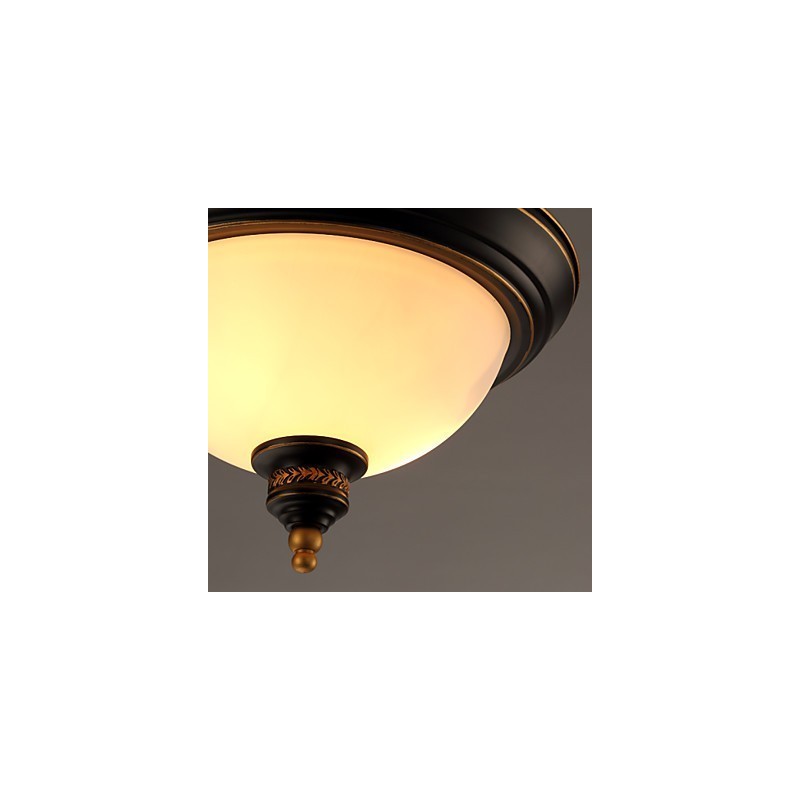 Plafonniers pastoraux simples en bronze Phnom Penh, lampes de plafond américaines et européennes