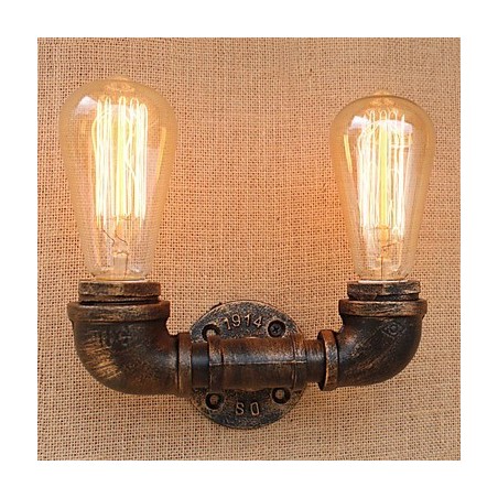 Applique murale style mini avec éclairage d'ambiance et peinture rétro country Applique murale style mini avec éclairage d'ambiance et peinture rétro country
