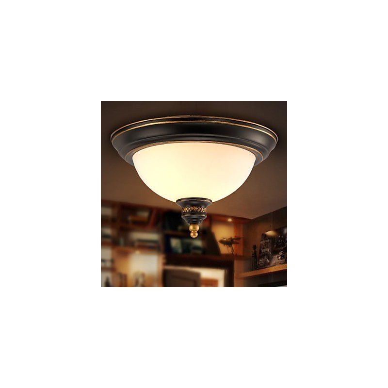 Plafonniers pastoraux simples en bronze Phnom Penh, lampes de plafond américaines et européennes