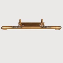 Lampe miroir intégrée moderne contemporaine traditionnelle classique rustique Lodge vintage en laiton antique
