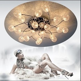 Plafonniers circulaires simples Éclairage de lampe en fer