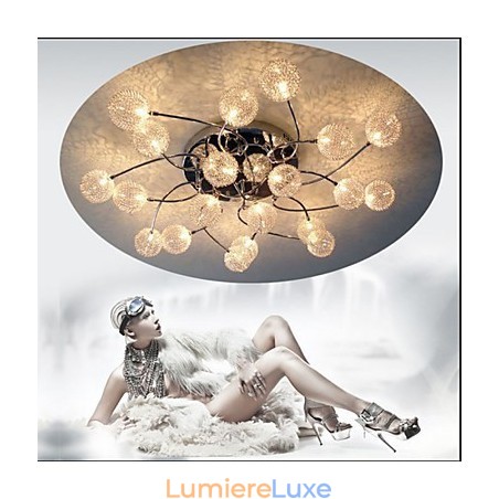 Plafonniers circulaires simples Éclairage de lampe en fer Plafonniers circulaires simples Éclairage de lampe en fer
