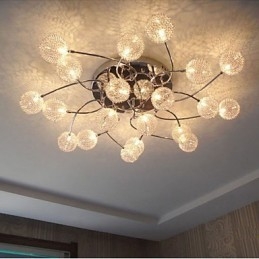 Plafonniers circulaires simples Éclairage de lampe en fer