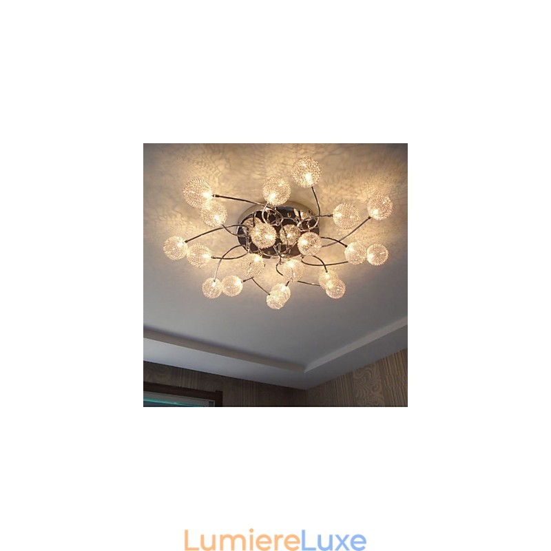 Plafonniers circulaires simples Éclairage de lampe en fer
