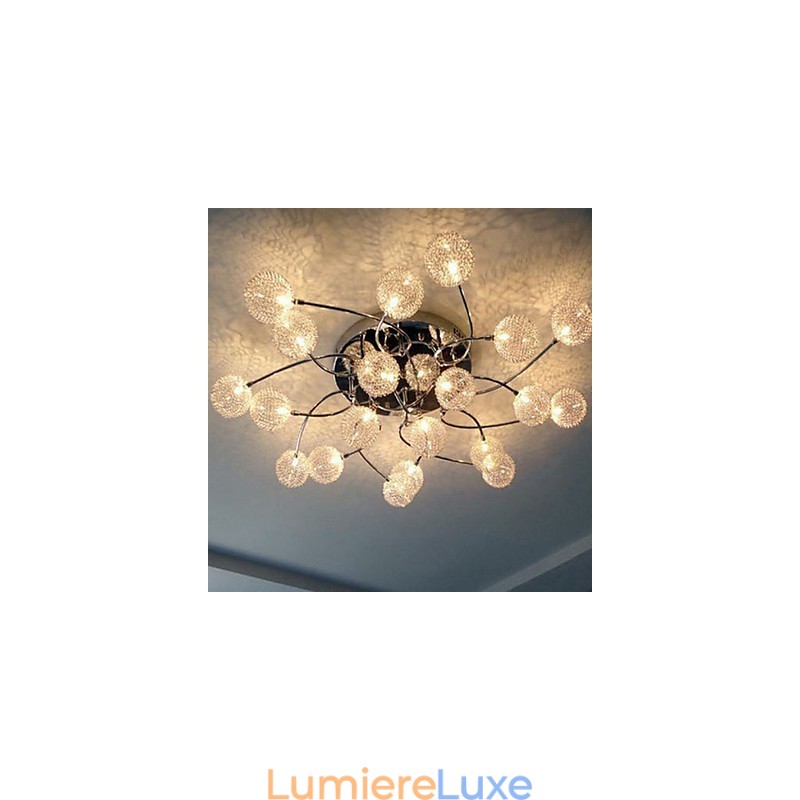 Plafonniers circulaires simples Éclairage de lampe en fer