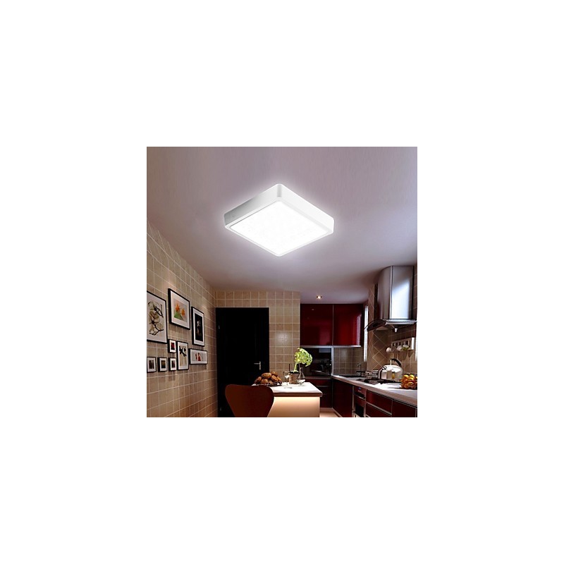 Plafonnier blanc 9 W Haute transmission lumineuse Simple Moderne