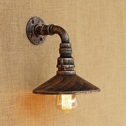 Peinture rétro rustique de style chalet pour appliques murales à lumière ambiante de style mini
