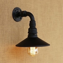 Peinture rétro rustique de style chalet pour appliques murales à lumière ambiante de style mini