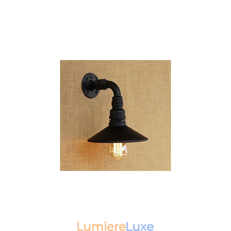 Peinture rétro rustique de style chalet pour appliques murales à lumière ambiante de style mini