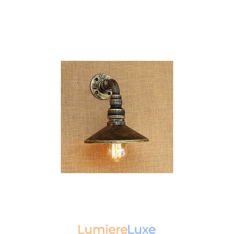 Peinture rétro rustique de style chalet pour appliques murales à lumière ambiante de style mini