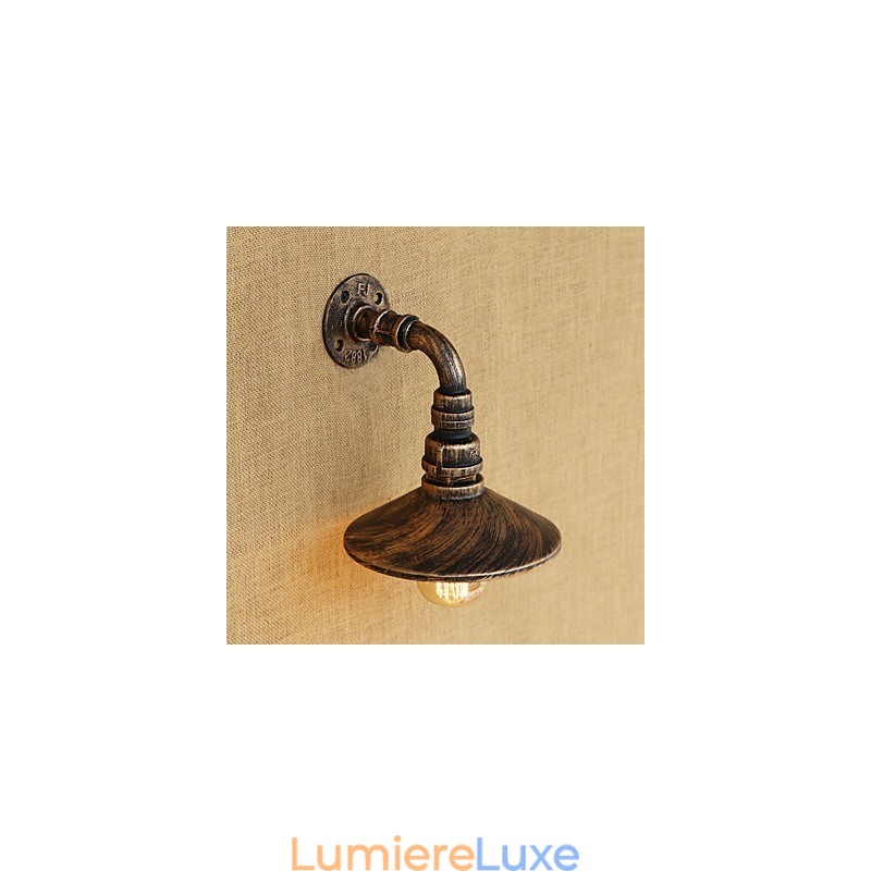 Peinture rétro rustique de style chalet pour appliques murales à lumière ambiante de style mini