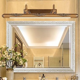 Lampe miroir 80 cm 1 traditionnelle vintage en laiton antique pour