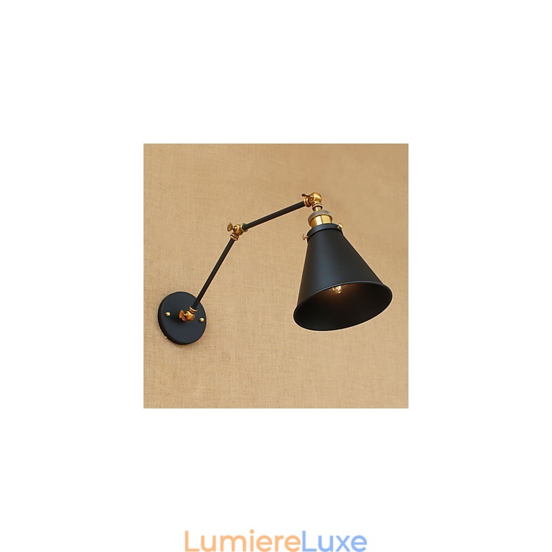 Peinture rustique de style campagnard pour éclairage d'ambiance à bras pivotant