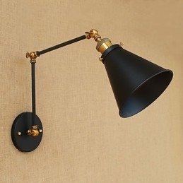 Peinture rustique de style campagnard pour éclairage d'ambiance à bras pivotant