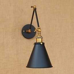 Peinture rustique de style campagnard pour éclairage d'ambiance à bras pivotant