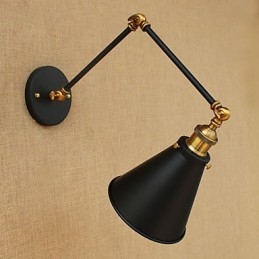 Peinture rustique de style campagnard pour éclairage d'ambiance à bras pivotant