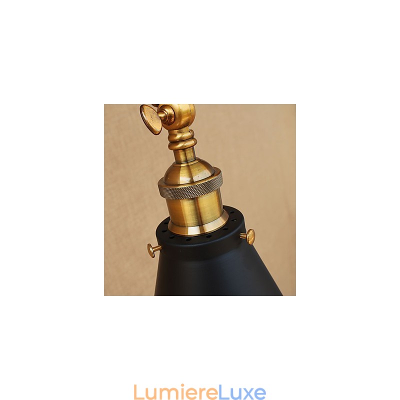 Peinture rustique de style campagnard pour éclairage d'ambiance à bras pivotant