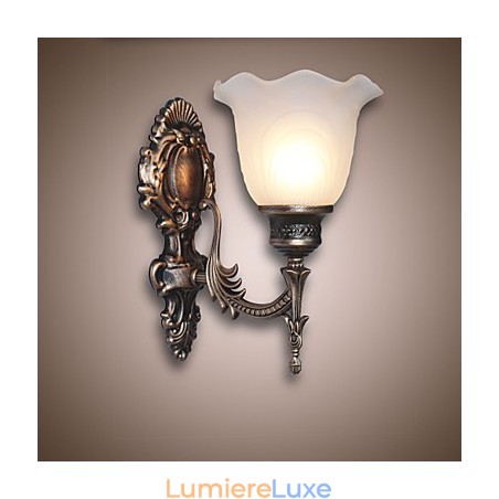 Applique murale rétro de style européen, lampe de couloir d'hôtel, éclairage de couloir, miroir, lampe frontale, lampe de chevet à tête unique Applique murale rétro de style européen, lampe de couloir d'hôtel, éclairage de couloir, miroir, lampe frontale, lampe de chevet à tête unique