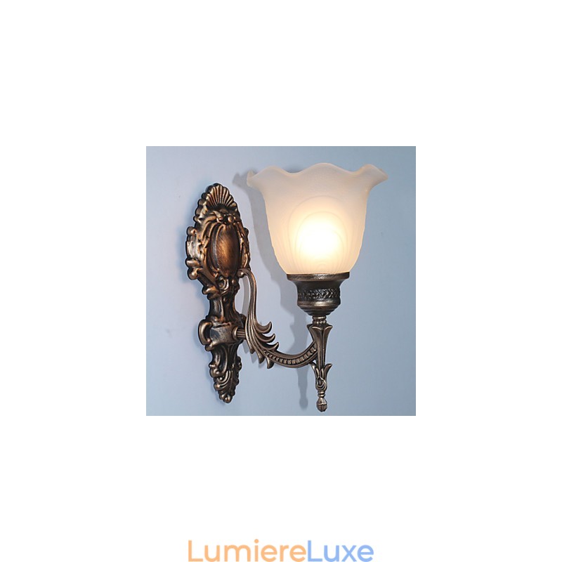 Applique murale rétro de style européen, lampe de couloir d'hôtel, éclairage de couloir, miroir, lampe frontale, lampe de chevet à tête unique