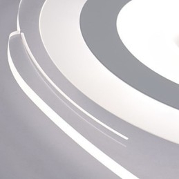 Fonction de peinture contemporaine moderne intégrée pour appliques murales à lumière ambiante
