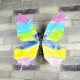 Peinture contemporaine moderne intégrée pour appliques murales à lumière ambiante