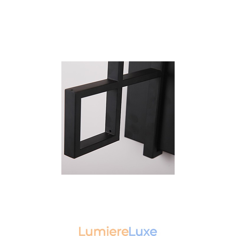 Peinture contemporaine moderne intégrée pour appliques murales à lumière ambiante