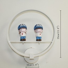 Lampe de chevet pour chambre d'hôtel, applique murale moderne et minimaliste en aluminium, luminaire décoratif pour chambre d'enfant