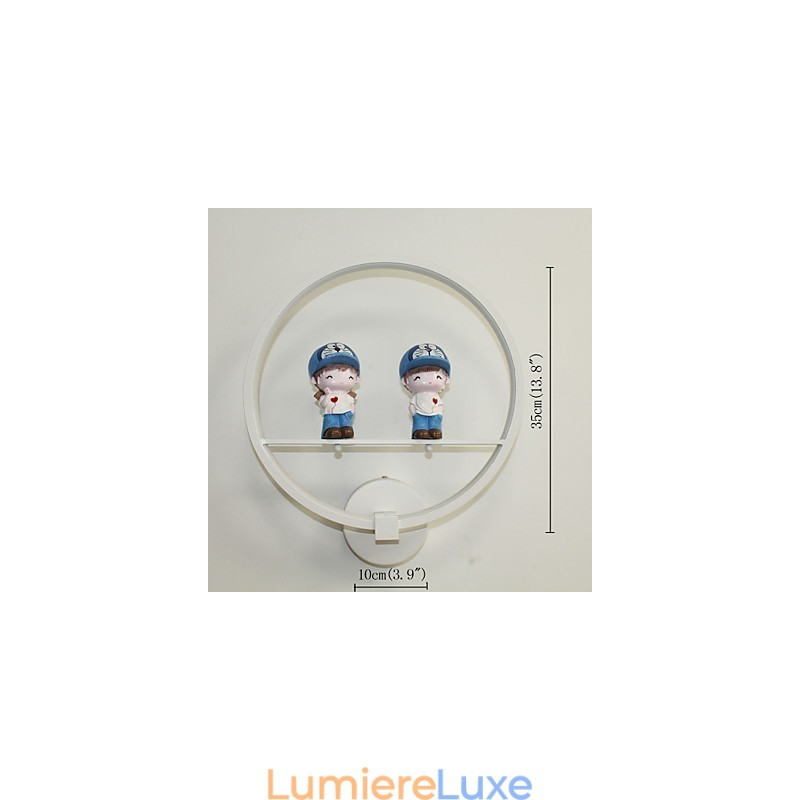 Lampe de chevet pour chambre d'hôtel, applique murale moderne et minimaliste en aluminium, luminaire décoratif pour chambre d'enfant