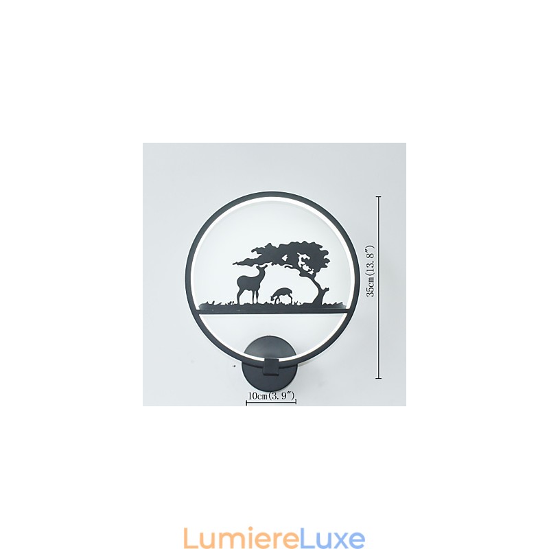 Applique murale nordique moderne et minimaliste en aluminium pour TV, couloir, escaliers, chambre à coucher, lampe de chevet, éclairage de couloir d'hôtel