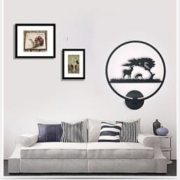 Applique murale nordique moderne et minimaliste en aluminium pour TV, couloir, escaliers, chambre à coucher, lampe de chevet, éclairage de couloir d'hôtel