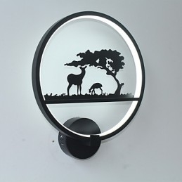 Applique murale nordique moderne et minimaliste en aluminium pour TV, couloir, escaliers, chambre à coucher, lampe de chevet, éclairage de couloir d'hôtel