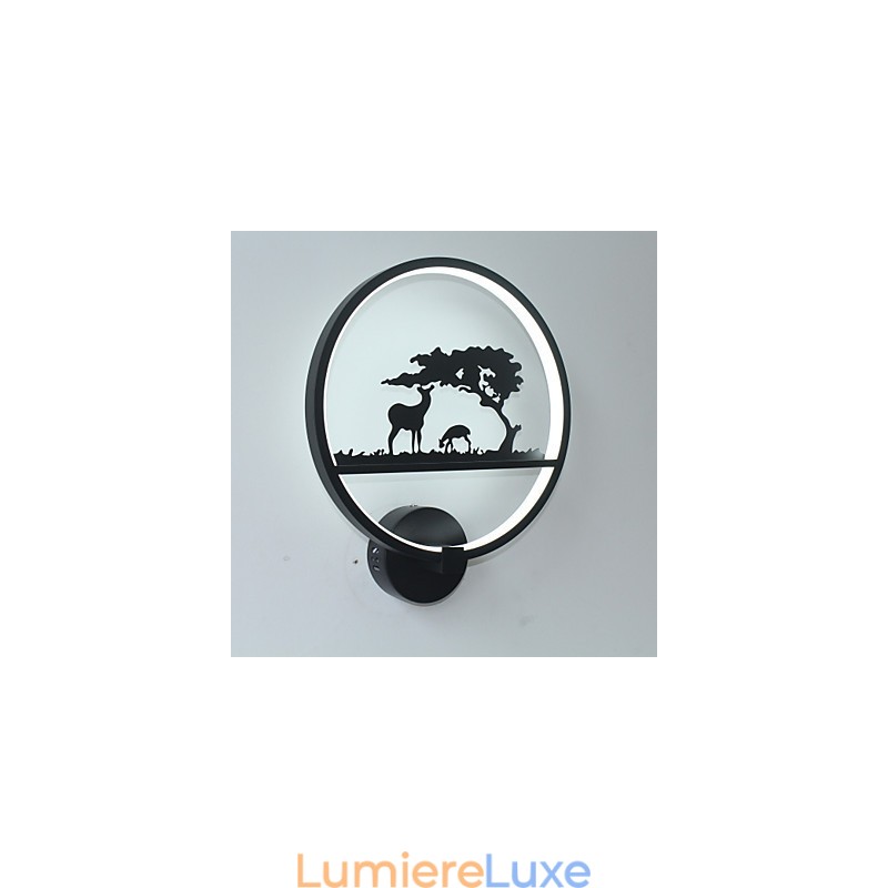 Applique murale nordique moderne et minimaliste en aluminium pour TV, couloir, escaliers, chambre à coucher, lampe de chevet, éclairage de couloir d'hôtel