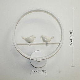 Applique murale de chambre à coucher, lampe de chevet et personnalité créative de l'applique murale circulaire minimaliste moderne pour couloir d'escalier
