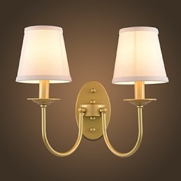 Applique murale rustique simple et vintage avec lumière ambiante