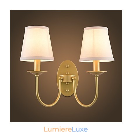 Applique murale rustique simple et vintage avec lumière ambiante Applique murale rustique simple et vintage avec lumière ambiante