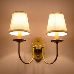 Applique murale rustique simple et vintage avec lumière ambiante