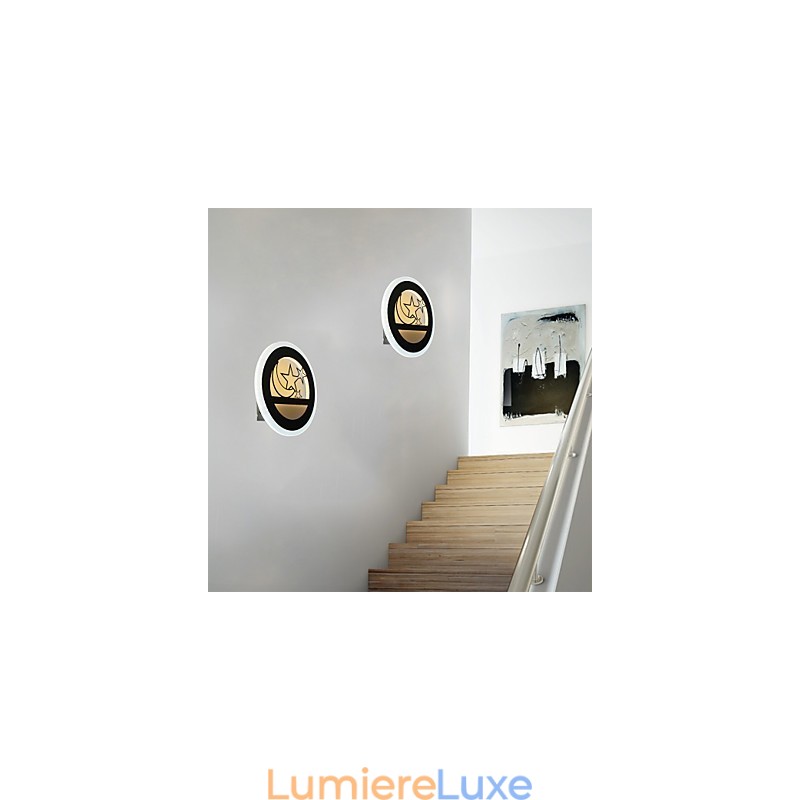 Applique murale minimaliste moderne pour escalier d'entrée, lampe créative pour hôtel La Terrazza