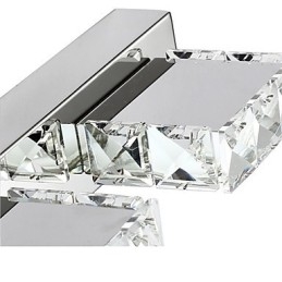 Lampe de salle de bain en cristal pour miroir de maquillage, 4 lumières, éclairage de salle de bain et de chambre à coucher