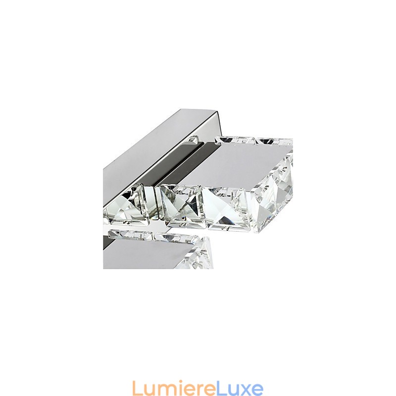 Lampe de salle de bain en cristal pour miroir de maquillage, 4 lumières, éclairage de salle de bain et de chambre à coucher