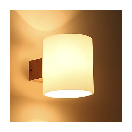 Nouveauté Country pour les appliques murales de style mini, protection des yeux, lampe de chevet de chambre à coucher en bois Nouveauté Country pour les appliques murales de style mini, protection des yeux, lampe de chevet de chambre à coucher en bois