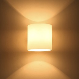 Nouveauté Country pour les appliques murales de style mini, protection des yeux, lampe de chevet de chambre à coucher en bois